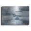 Latitude Run® «Clear Water Indigo and Gray» par Silvia Vassileva, art mural en métal, MTL-1352-1887001545