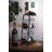 Metal Frame 4 Compartments Wine Bottle Holder