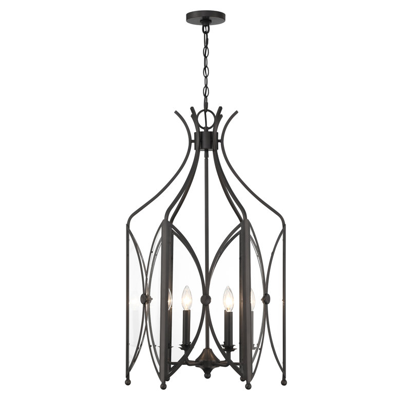 Hubbs Enclave 6 lumières en tourmaline noire, TOURMALINE NOIRE