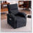 160° Recliner Chair For Elderly Seniors With 8-Point Massage, Heating, And Plush Chenille Fabric, Manual Push-Back Mechanism, Side Storage Pockets-791270036