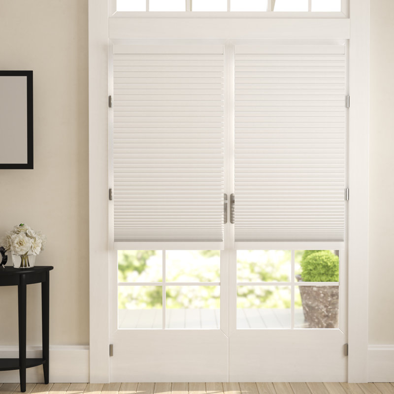 Store alvéolaire sans cordon occultant, Blanc, l 26 po x L 48 po