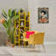 Cadre flottant à bordure florale avec portrait de femme, design par The Dutch Lady-448656076-448656072