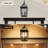3 Light 16.4''H Iron Outdoor Hanging Lantern