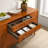 Imre Solid Wood 3-Drawer 4-Door Sideboard