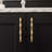 Trellis Collection Appliance Pull - 18" Center to Center Cabinet Pull Brushed Golden Brass- Traditional Hardware for Drawers & Cabinets-122610208-122610222