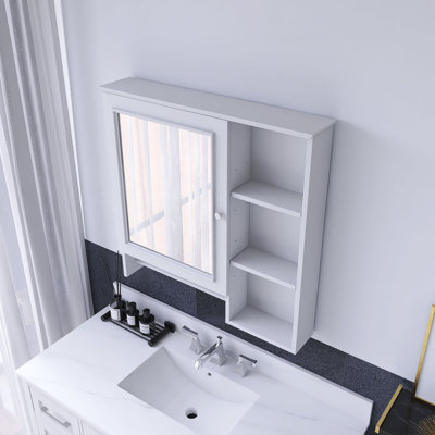 28" Medicine Cabinet With Mirror