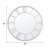Walbert Vintage Decorative Wall Mirror Round Accent Mirror with Metal Frame