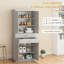 Armoire autoportante moderne Kitchen Pantry-1887158634