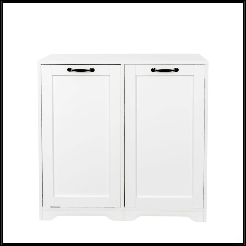 Armoire de buanderie avec portes et tablette