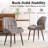 Comfort Stability Chenille Upholstered Dining Side Chair With Perfect Posture Support-1065466400