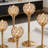 Elegant Crystal Candle Holders Set,  Metal Candlestick Stands With Octagonal K9 Beads For Wedding Centerpieces, Table Decor, And Romantic Home Ambiance-506989544