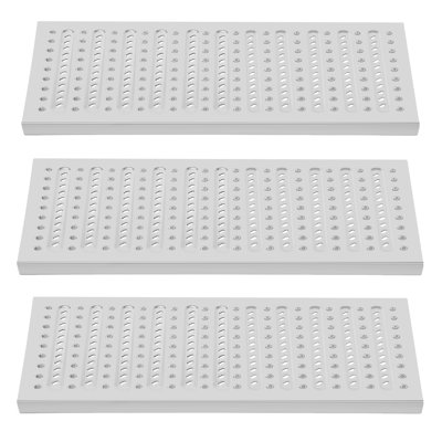 22.83"L*11.81"W Stainless Steel Channel Drain Grate Outdoor Sewer Drain Covers