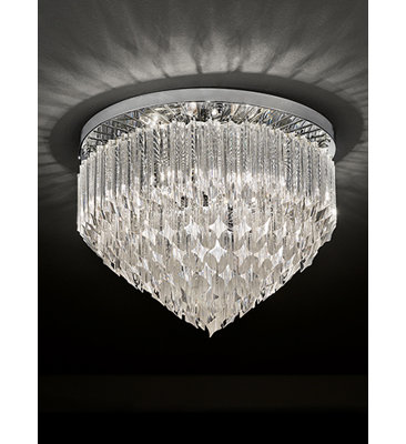 Mireille Crystal Flush Mount