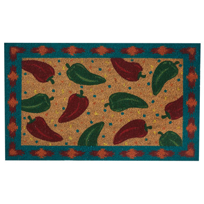 Paillasson Taos Chili Pepper 1 pi 6 po x 2 pi 6 po