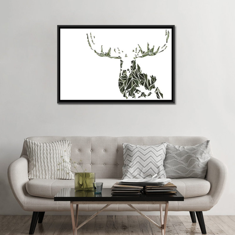 « orignal », impression sur toile, Toile avec cadre noir, H 32 po x l 48 po x P 1,5 po