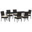 Eliezel 6 - Person Patio Dining Set Rectangular Table-1160562099