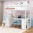 Emy-Leigh Kids Twin Loft Bed with Drawers-648023744