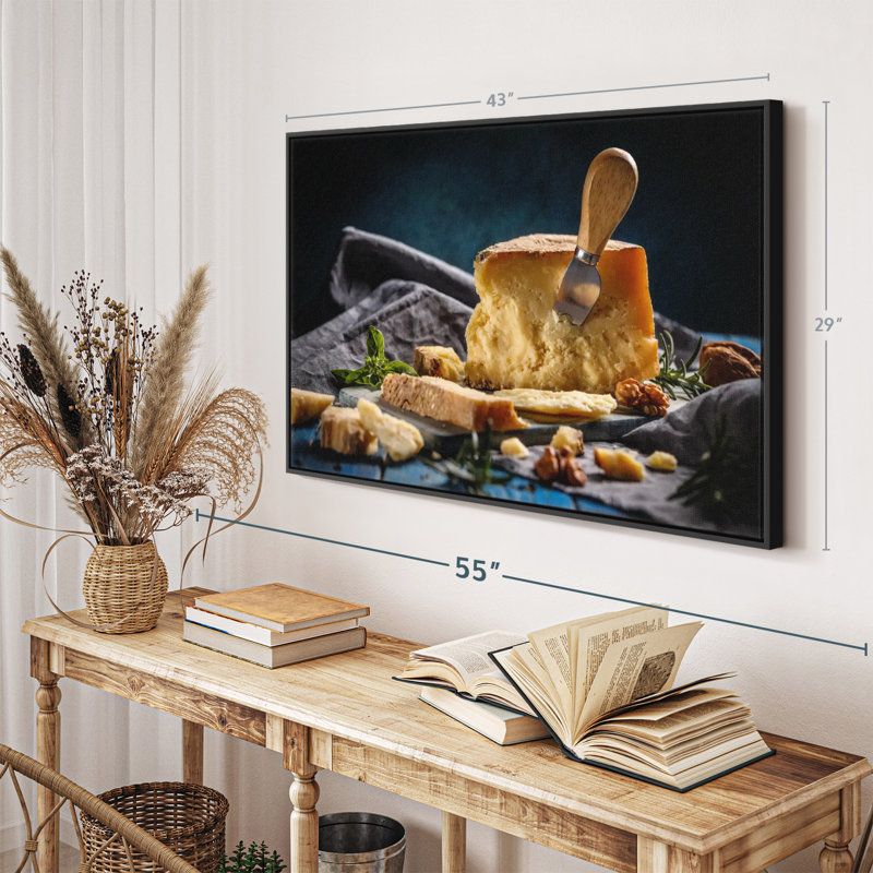 " Chunks Of Parmesan ", 43" H x 29" W