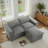 3 - Piece Upholstered Boneless Chenille Modular Sectional Sofa with Removable Ottoman– Fully Compressed, No Assembly Required-1815073924