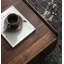Table basse pratique en noyer: grand tiroir de rangement-110907610