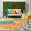 Tapis intérieur / extérieur floral Armone-628384686