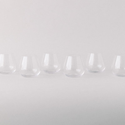 Siren 16oz. Stemless Wine Glass Set