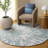 Rodeo Drive 179 Hand Tufted Wool; Viscose Abstract Rug in Ivory/Blue-986904890
