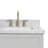 Hamlet 37'' Single Bathroom Vanity with Carrara Marble Top-1236656518