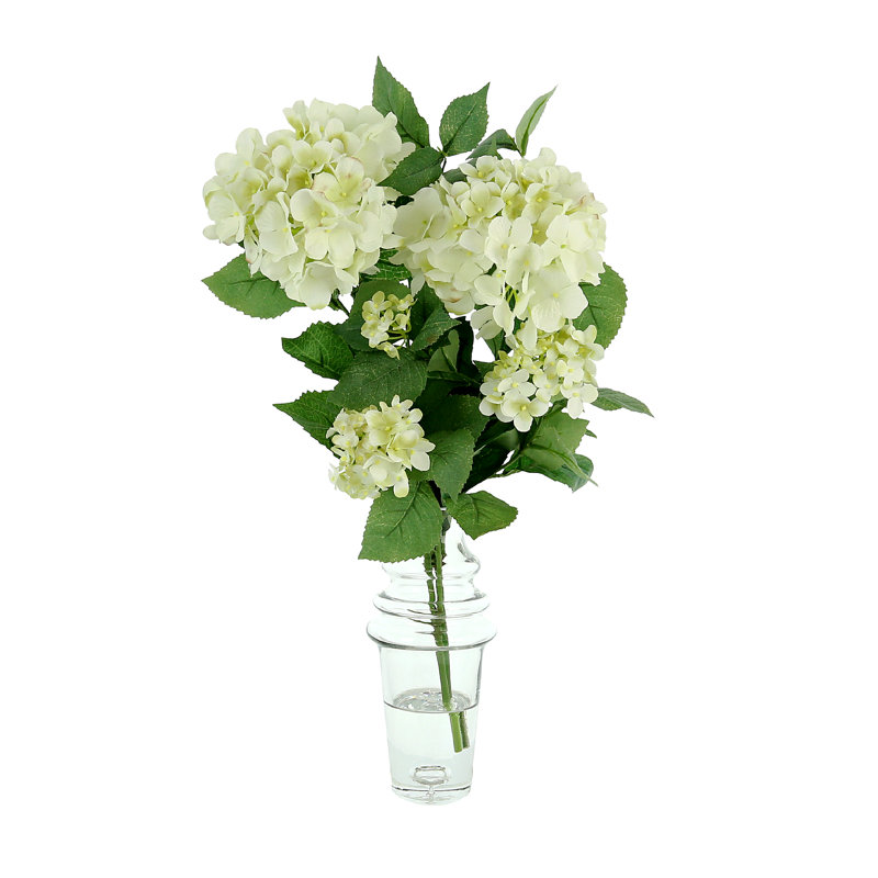 Organic Modern Hydrangea Floral Arrangement