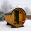 Sauna extérieur en cèdre traditionnel pour 4 à 6 personnes avec porche, chaufferette électrique 9 kW, contrôle Wi-Fi, lumières DEL Backyard Discovery Paxton