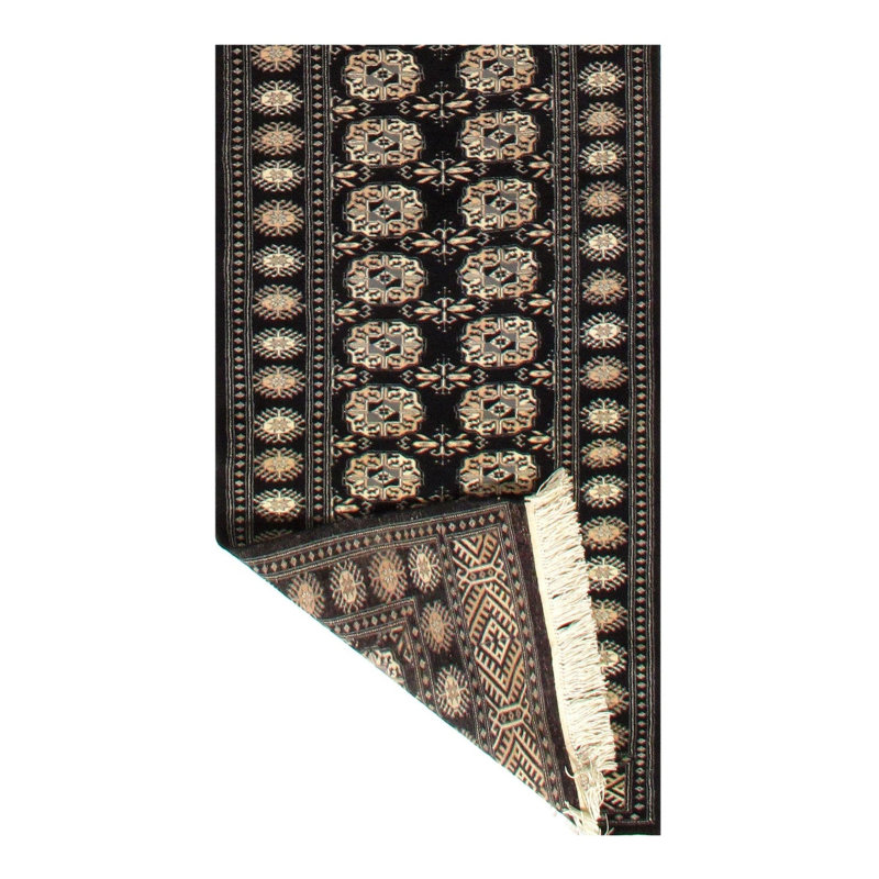 Ashtion Wool Oriental Area Rug in Blue