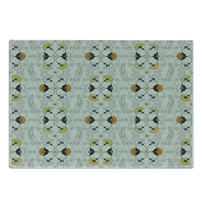 Planche à découper en verre trempé Ambesonne