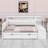 Multifunctional Daybed Frame with Trundle, Side Storage, and Charging Hub – Complete with Bench and Upholstered Headboard-2014158140