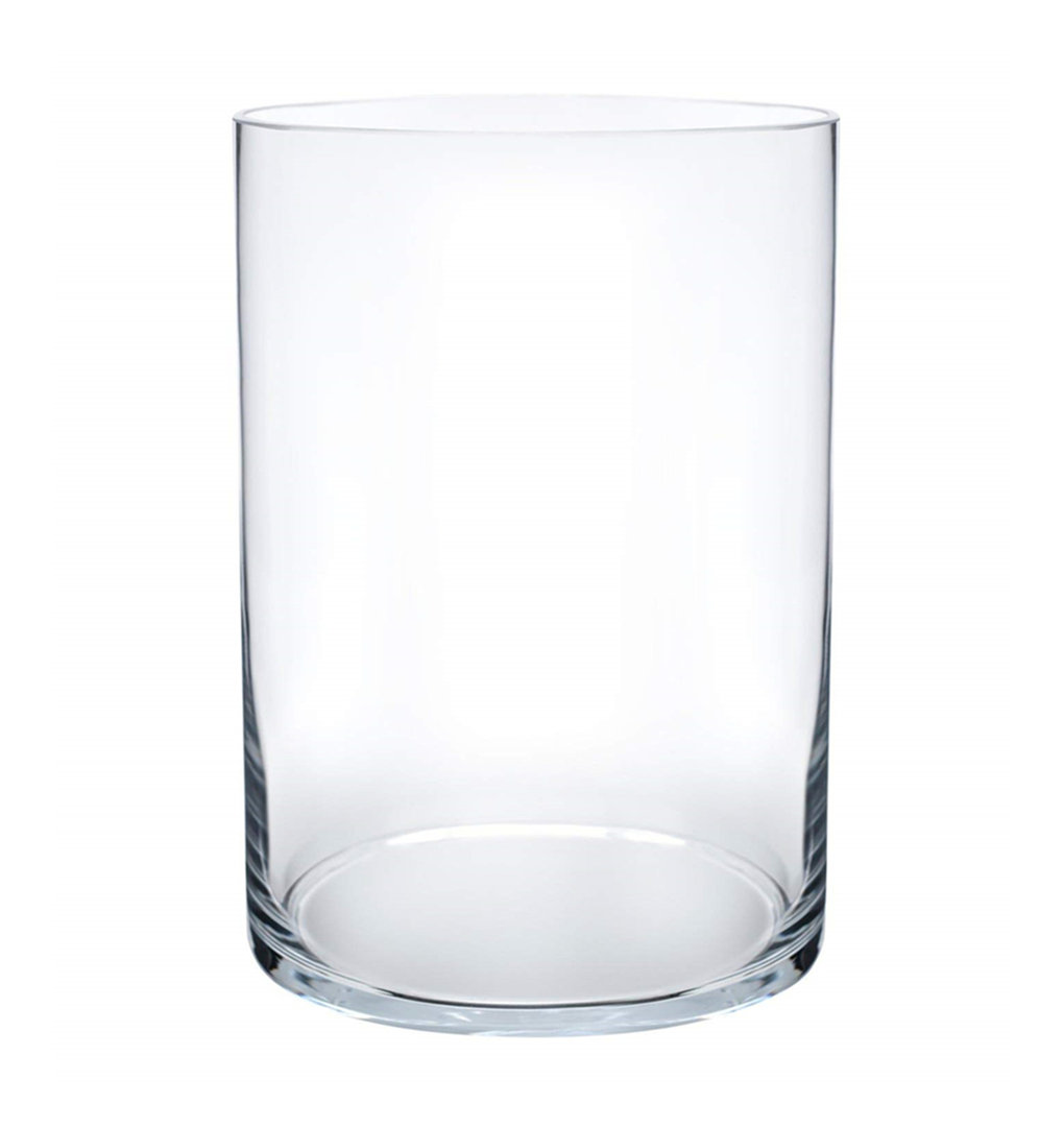 Carpen Cylinder Shape Flower Glass Table Vase (Set of 2) Gracie Oaks 