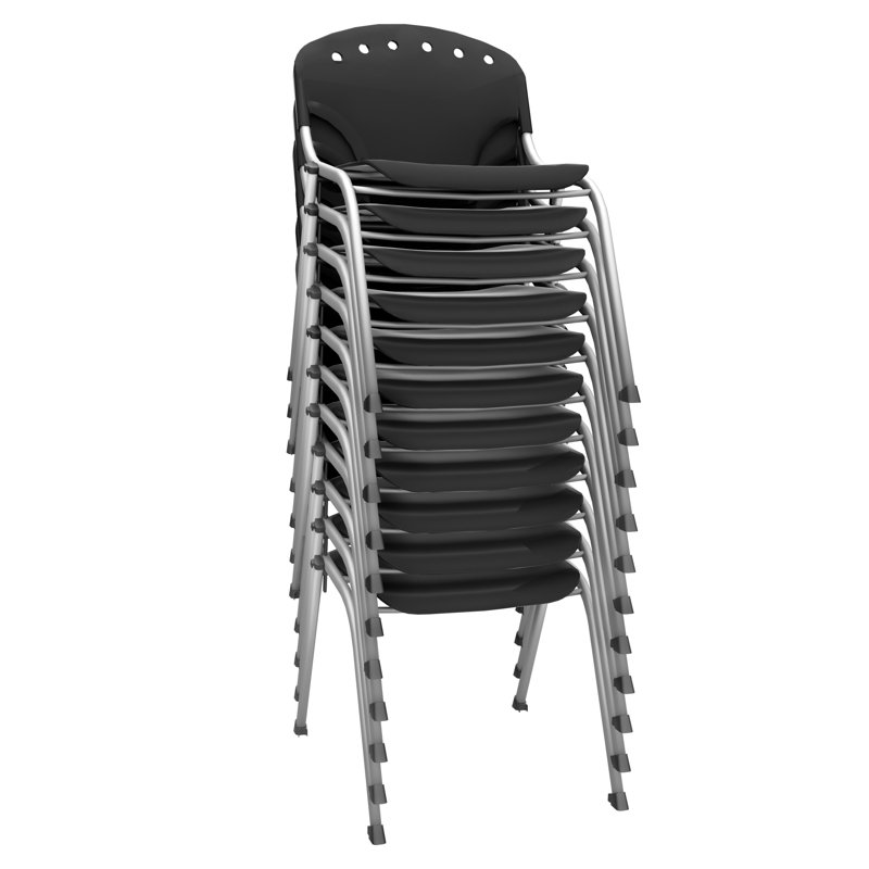 Chaise empilable Regency Rico Classroom, Noir, Non