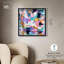 Décoration murale chromatique «Whirlwind I» par Art Remedy, cadre noir, 31 x 31-1801387882-1801387873
