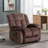 Beitz 36.6" Wide Modern  Microfiber  Power Lift Assist Reclining Home Theater Seating-665584233