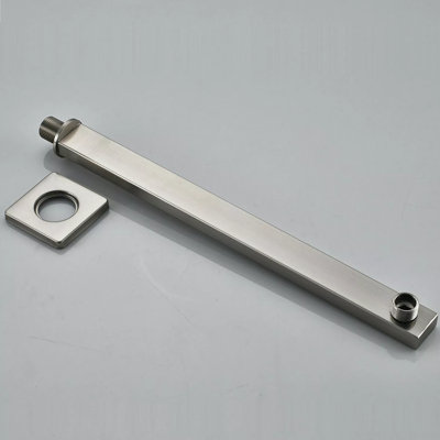 Shower Faucet System Set 12" Rainfall Shower Head with Hand Shower Wall Mounted