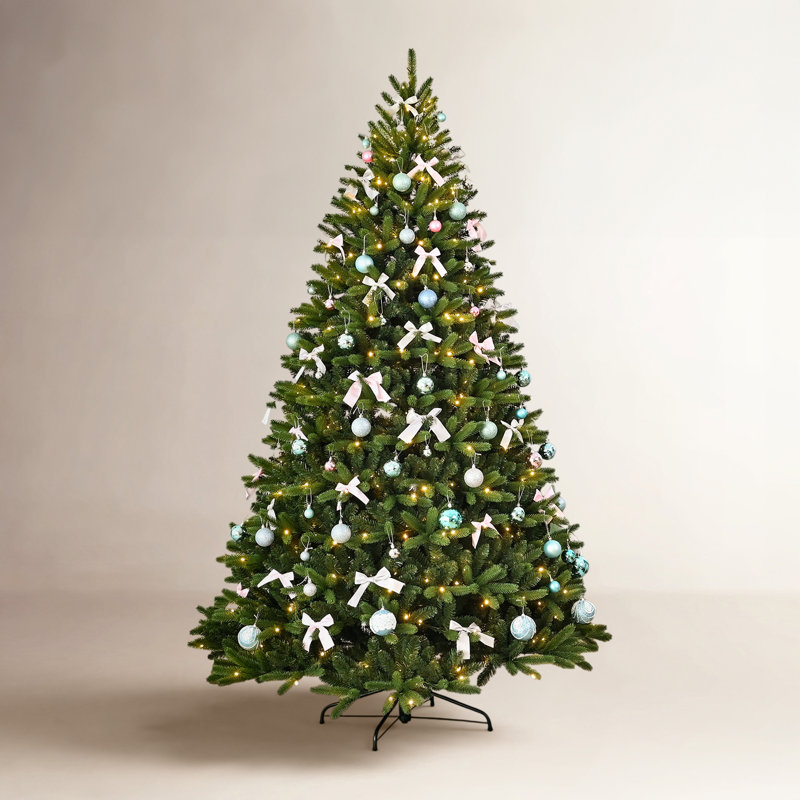 Arbre de Noël épinette pré-éclairé, H 6,5 pi