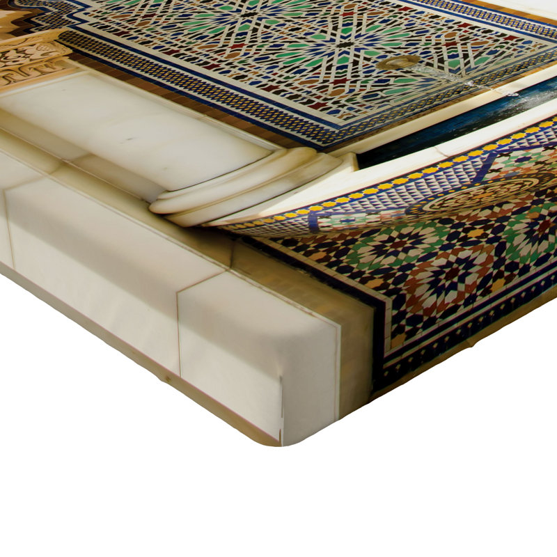 Ensemble de 2 draps-housse marocains Ambesonne, Drap-housse très grand californien