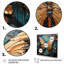 Art mural papillon doré et bleu III-1558528452-1558528455