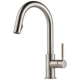 Brizo 64020LF-SS Solna Single Handle Single Hole Pull-Down Kitchen Faucet with SmartTouch Technology