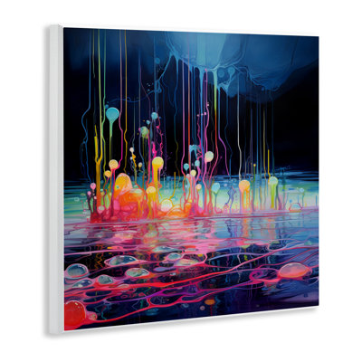Art mural abstrait abstrait mystique paysage par Nuk Nalandro