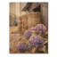 Hortensias dans le Hayloft I - impression d'hortensias sur bois de pin naturel-79658758