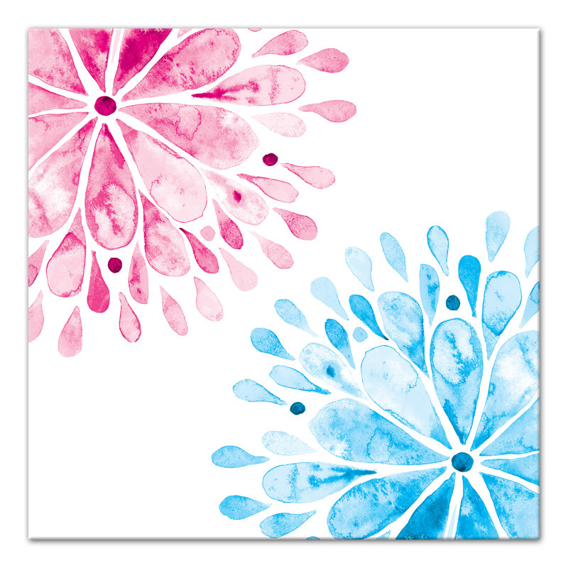 Art sur toile aquarelle médaillons Bramhall