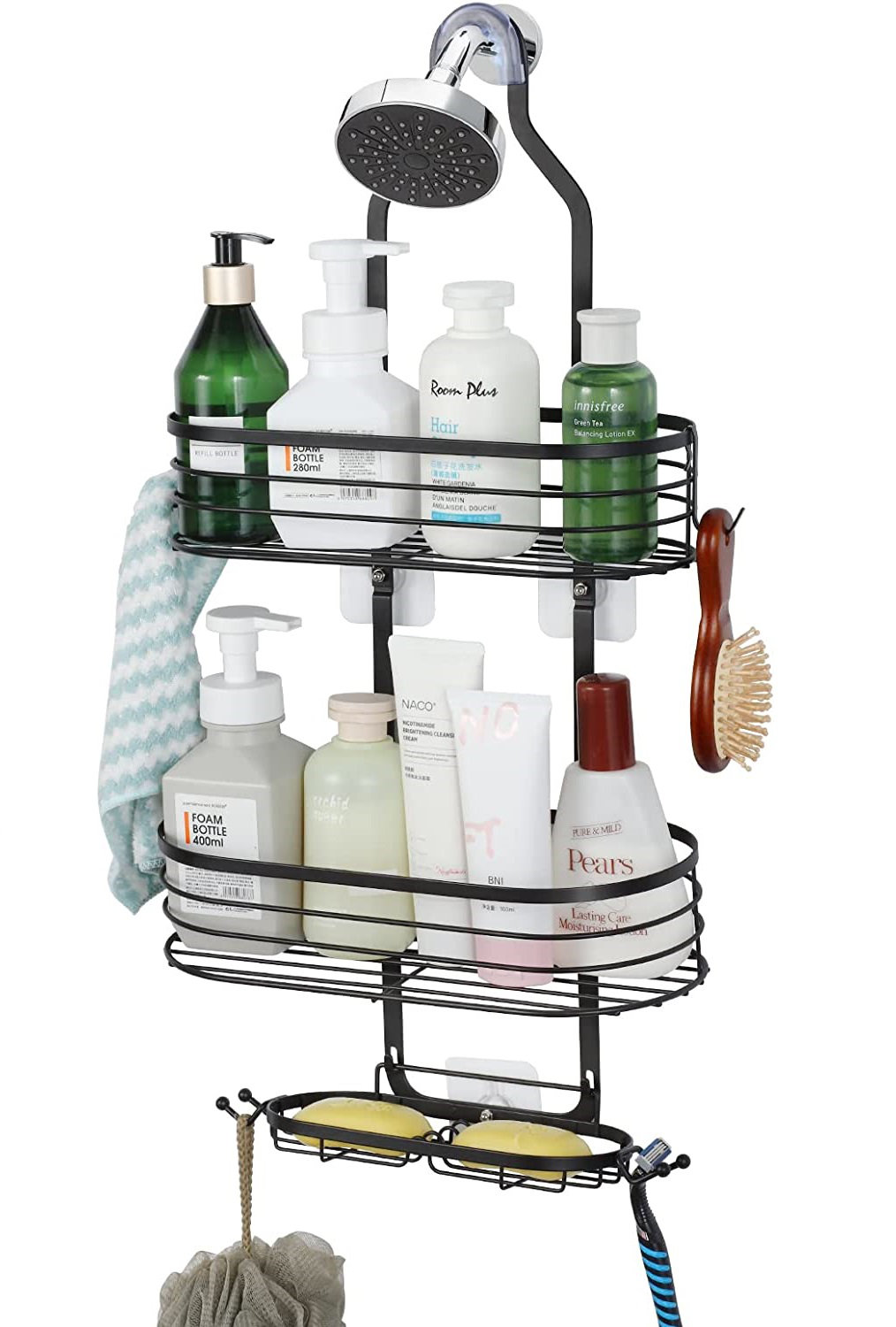 Rebrilliant Jenna Hanging Stainless Steel Shower Caddy & Reviews | Wayfair