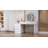 39.37" Modern Vanity Desk and 5 Drawers