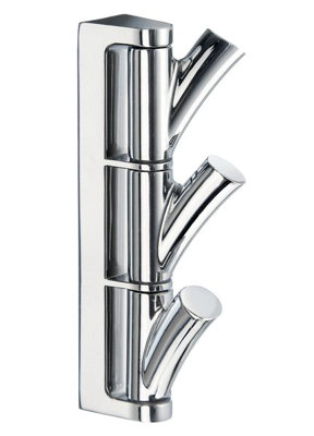 Life Wall Mounted Triple Swivel Hook