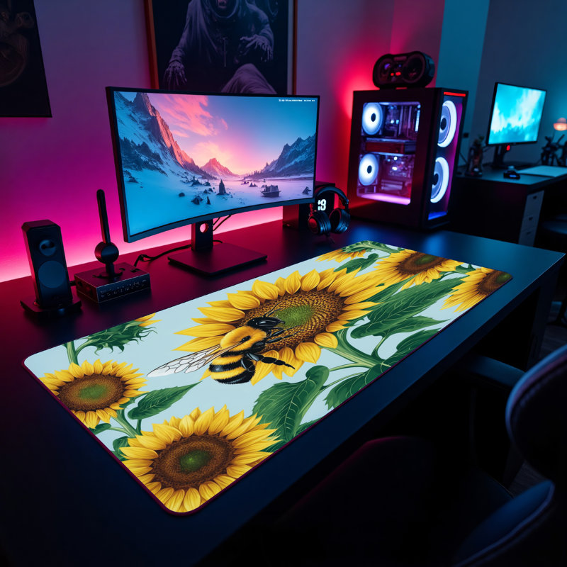 Polyester Desk Pad, 23.6x13.8
