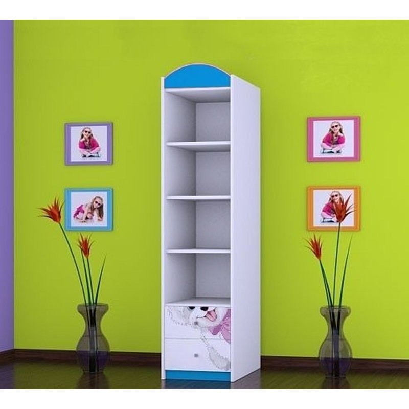 Burnestown 1 Door Wardrobe, Blue
